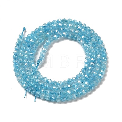 Cubic Zirconia Bead Strands ZIRC-C006-01A-10-1