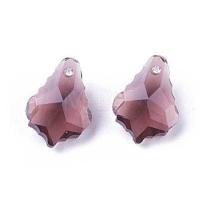 Faceted Glass Pendants GLAA-F068-C33-01-1