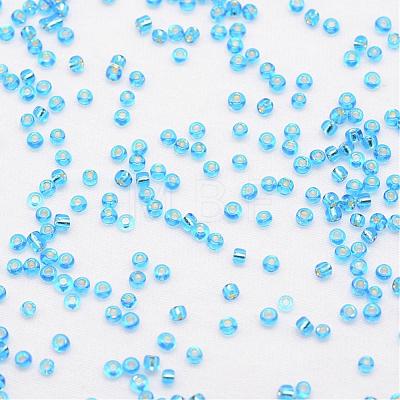 6/0 Transparent Glass Round Seed Beads SEED-J010-F6-23B-1