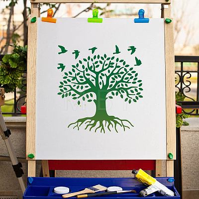 PET Plastic Drawing Painting Stencils Templates DIY-WH0286-004-1