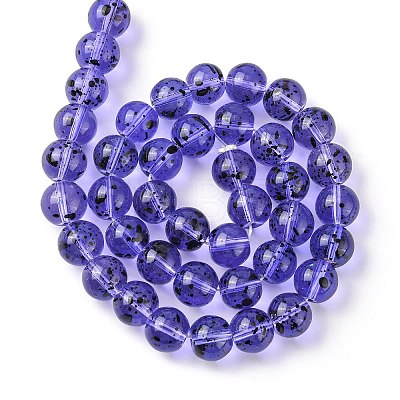 Glass Beads Strands GLAA-C017-10mm-M-1