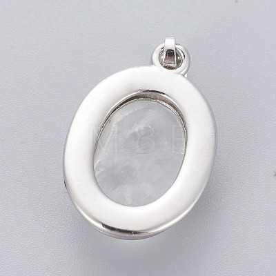 Natural Quartz Crystal Pendants G-L512-D22-1