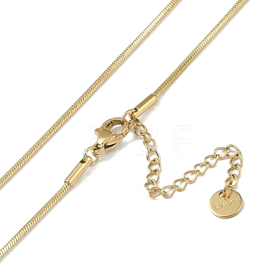304 Stainless Steel Snake Chain Necklaces NJEW-U004-04G-1