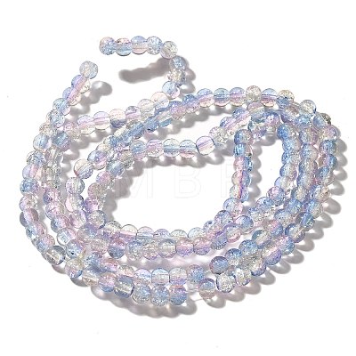 Crackle Glass Beads Strands X-CCG-C002-6mm-09-1