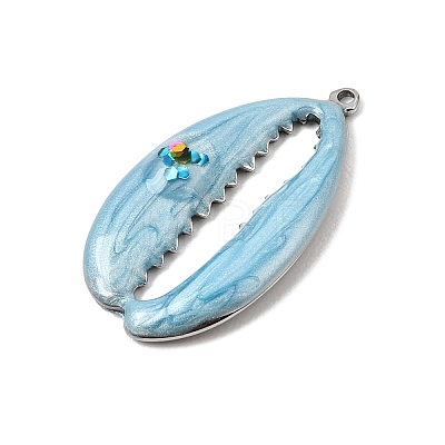 304 Stainless Steel with Enamel Pendants SA-CBAA487-06P-03-1
