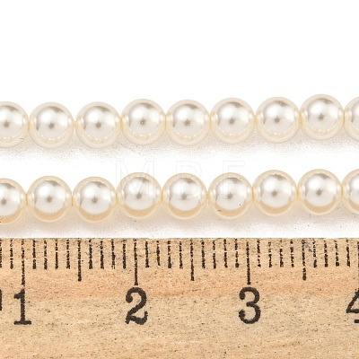 Glass Pearl Beads Strands X-HY-G002-01B-02-1