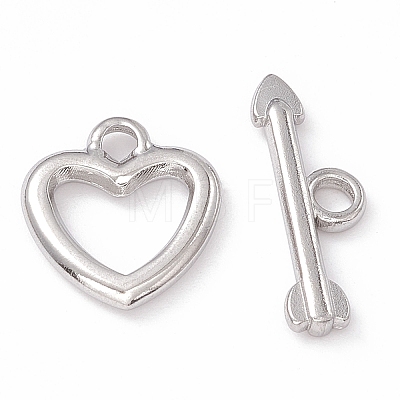 304 Stainless Steel Toggle Clasps STAS-G299-02P-1