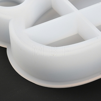 DIY Cat Footprint Plate Silicone Molds DIY-I057-04-1