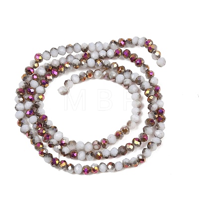 Electroplate Glass Beads Stradns EGLA-H114-02A-05-1