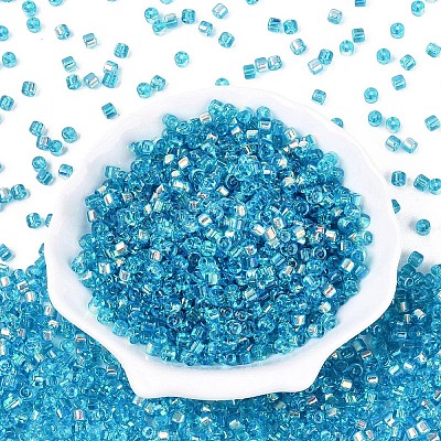 FGB Transparent Colours Glass Seed Beads SEED-Q040-07A-B05-1