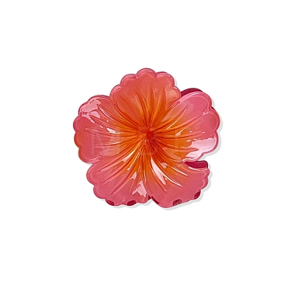 Two Tone Plastic Claw Hair Clips PW-WG9B72A-02-1