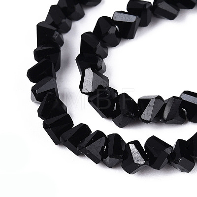 Opaque Glass Beads Strands GLAA-N019-4mm-01-1