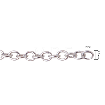   Brass Cable Chains CHC-PH0001-01P-NF-1