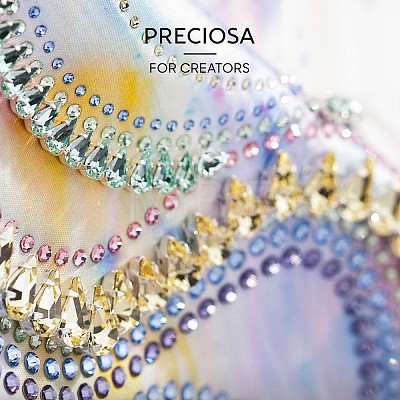 Preciosa® MAXIMA Crystal No Hotfix Flatback Stones Y-PRC-NSS6-70530-200-1