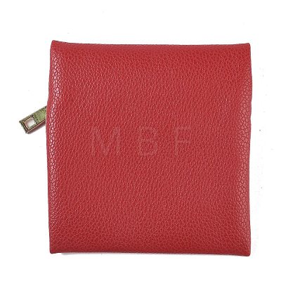 Imitation Leather Jewelry Storage Zipper Bags ABAG-G016-01B-01-1