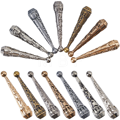 14Pcs 7 Colors Alloy Cord Ends FIND-GF0007-11-1