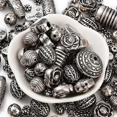 CCB Plastic Beads M-PABS001Y-AS-1