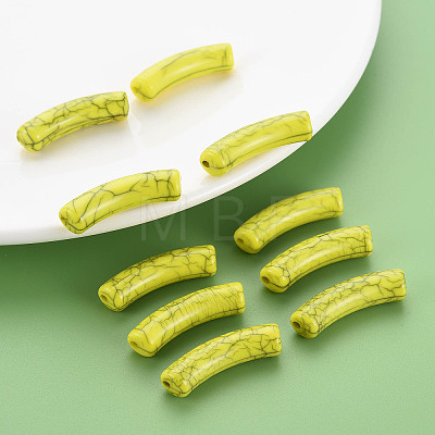 Opaque Crackle Acrylic Beads X1-MACR-S372-001N-1