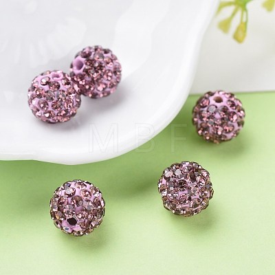 Pave Disco Ball Beads RB-H258-10MM-212-1
