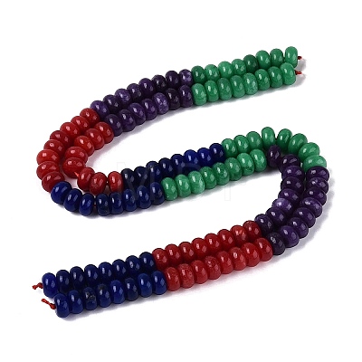 Natural White Jade Beads Strands G-Q613-01F-42-1