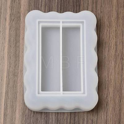 Rectangle DIY Quicksand Serving Tray Silicone Molds DIY-G109-05C-1