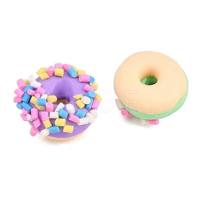 Opaque Resin & Polymer Clay Beads RESI-D025-02-1