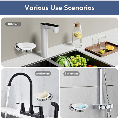 304 Stainless Steel Holders for Bathroom ODIS-WH0038-296P-1