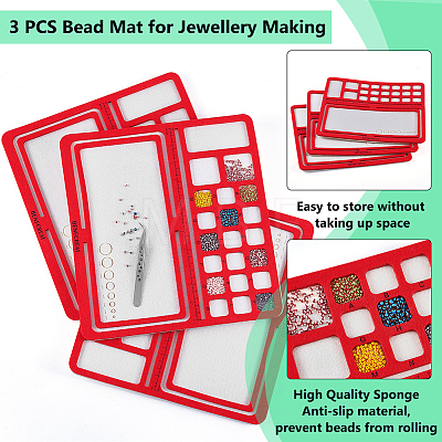 Felt Bead Design Board DIY-WH0419-98B-02-1