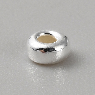 925 Sterling Silver Spacer Beads STER-WH0020-02A-S-1