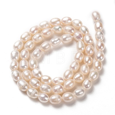 Natural Cultured Freshwater Pearl Beads Strands PEAR-L033-66-01-1