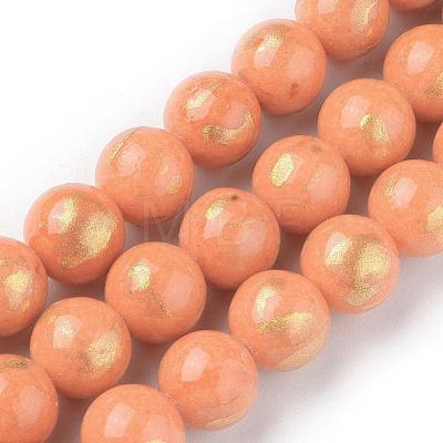 Natural Mashan Jade Beads Strands G-F670-A05-10mm-1