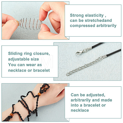   DIY Cage Pendant Necklace Making Finding Kit DIY-PH0013-81-1