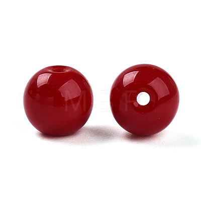 Opaque Solid Color Glass Beads X1-GLAA-N007-8mm-A03-1