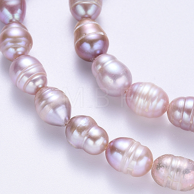 Natural Cultured Freshwater Pearl Beads Strands PEAR-N012-07H-1