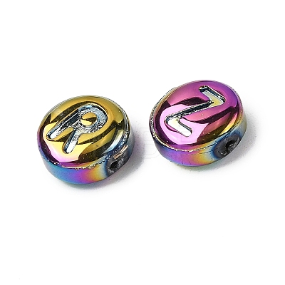Electroplate Transparent Glass Beads EGLA-L047-02C-1