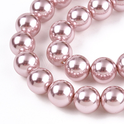Glass Pearl Beads Strands HY-G002-01D-05-1