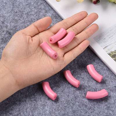 Opaque Acrylic Beads SACR-S677-025-1