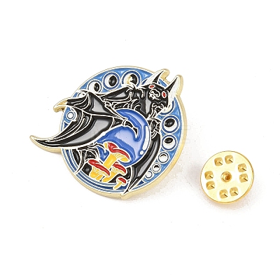 Gothic Enamel Pins JEWB-L027-09G-01-1