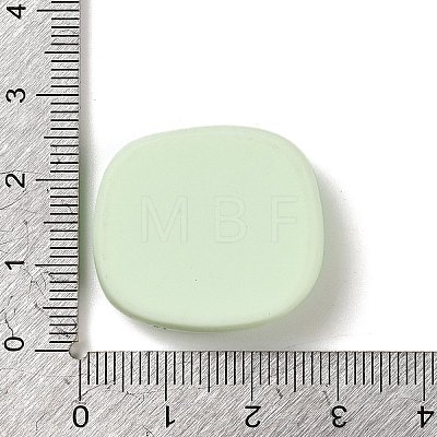 Square Cartoon Word Good Luck Opaque Resin Decoden Cabochons RESI-R447-02E-1