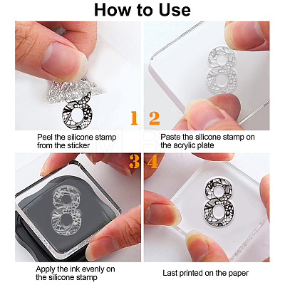 Custom PVC Plastic Clear Stamps DIY-WH0448-0364-1
