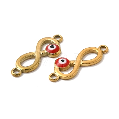 201 Stainless Steel Enamel Connector Charms STAS-P320-16G-01-1