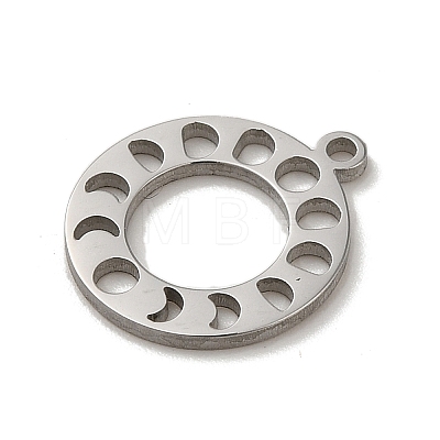 304 Stainless Steel Charms STAS-O005-10P-1