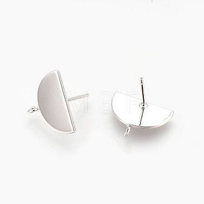 Brass Stud Earring Findings LS-KK-P160-06P-NF-1
