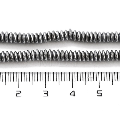 Electroplated Synthetic Non-magnetic Hematite Beads Strands G-P545-A01-01B-1