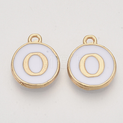 Golden Plated Alloy Charms X-ENAM-S118-01O-1