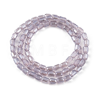 Electroplate Glass Beads Strands EGLA-D031-01V-1