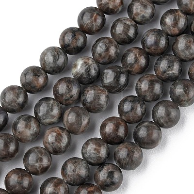 Natural Labradorite Beads Strands X-G-G0003-C03-6mm-1