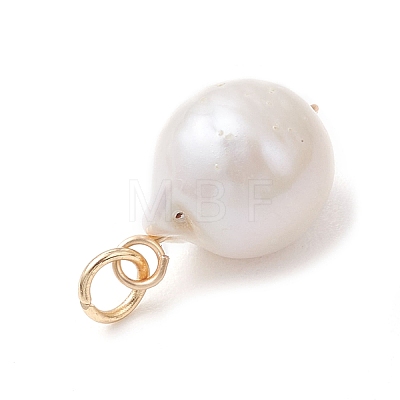 Natural Keshi Pearl Pendants PALLOY-JF04811-01-1