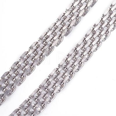 304 Stainless Steel Bracelets BJEW-D431-21-1