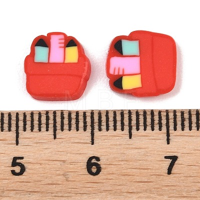 Back to School Handmade Polymer Clay Cabochons CLAY-A007-16A-1